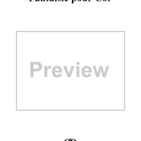 Fantaisie pour Cor - Horn in F