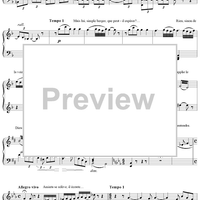 Sylvia, Act 1, No. 2: Le Berger - Piano Score