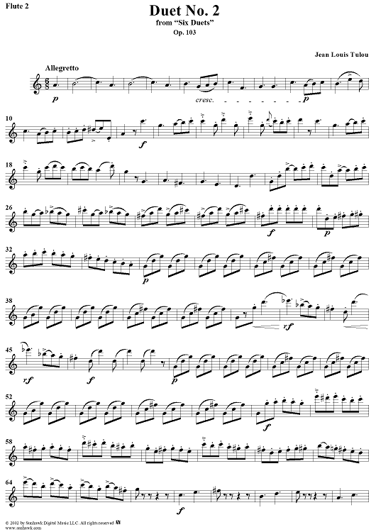 Duet No. 2 - Flute 2