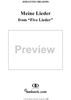 Five Lieder, Op. 106, No. 4, Meine Lieder