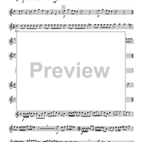 Fünffstimmigter blasender Music - B-flat Trumpet 1