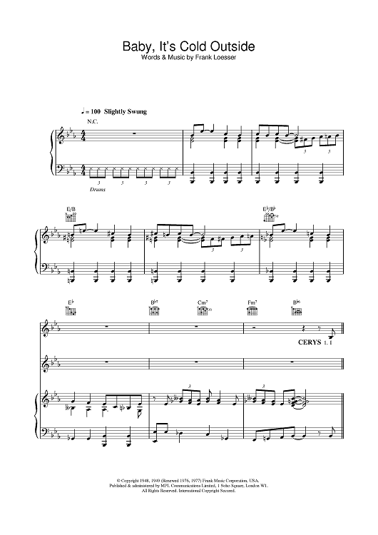 Baby, It's Cold Outside