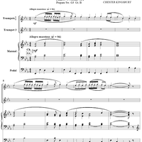 Trumpet Voluntary - Organ Score