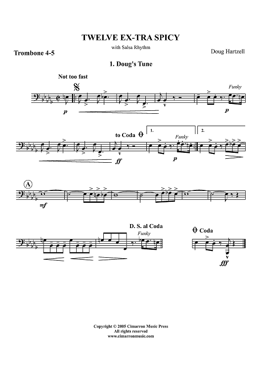 Twelve Ex-tra Spicy - Trombone 4