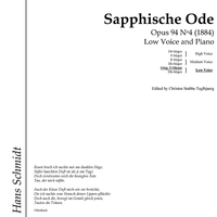 Sapphische Ode Op.94 No. 4