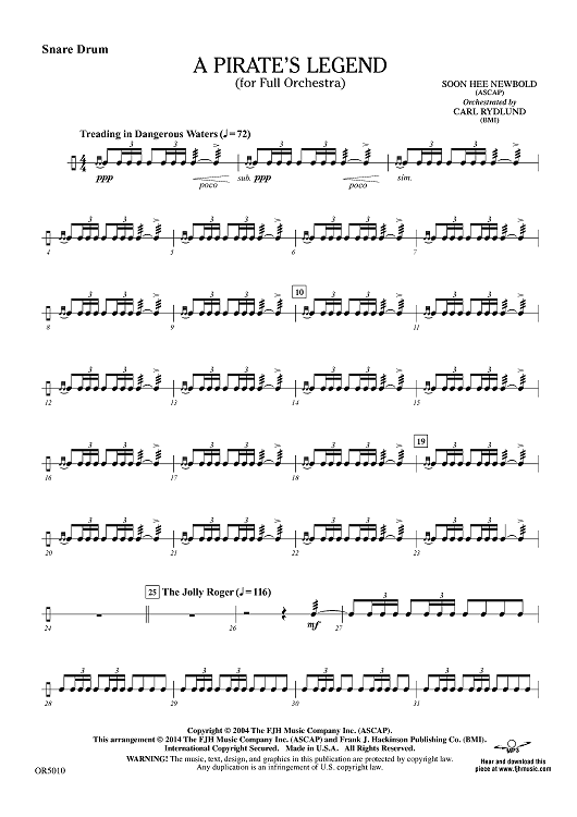 A Pirate's Legend - Snare Drum