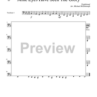 Mine Eyes Have Seen the Glory - Trombone 4