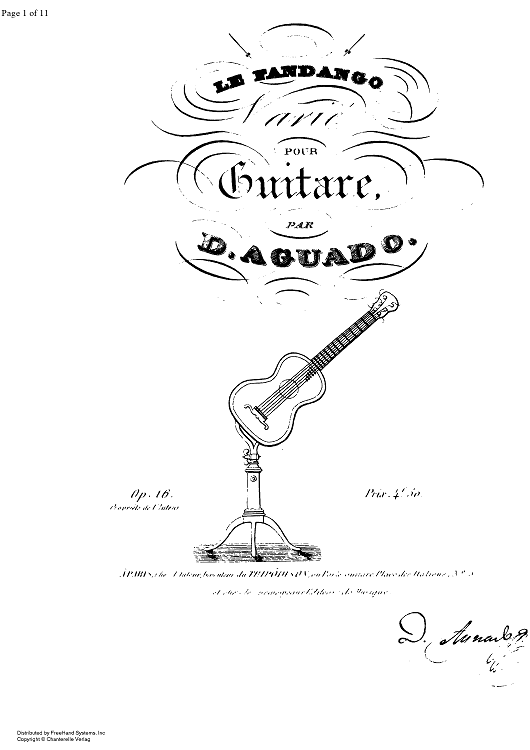 Le Fandango Varié Op.16