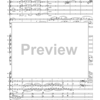 Concerto No. 1 for Organ and Brass Quintet - Score