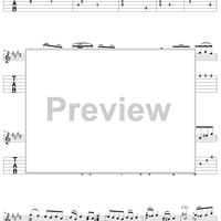 Gavotte in E - Guitar Tab