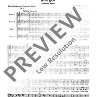 Drei Chöre - Choral Score