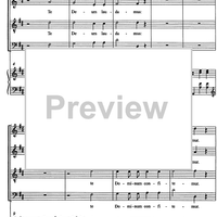 Te Deum - Piano Score