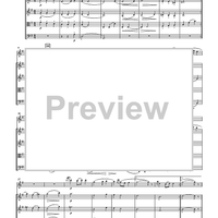 Le Tombeau de Couperin for Oboe and String Quartet - Score