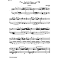 Piano Music for Young and Old Op.53 Vol. 1 - Piano