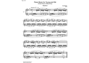Piano Music for Young and Old Op.53 Vol. 1 - Piano