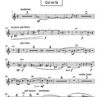 Sylvie et le paon - Horn in F