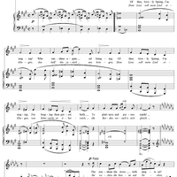 My Song Shall Be Thine, Sweet Spring-time