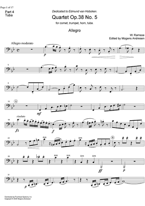 Quartet Op.38 No. 5 - Tuba