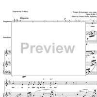 Der Nussbaum Op.25 No. 3