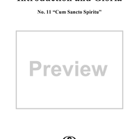 Introduction and Gloria, RV639: No. 11, Cum Sancto Spiritu