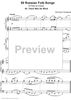 50 Russian Folk-Songs. No. 50. There Was No Wind
