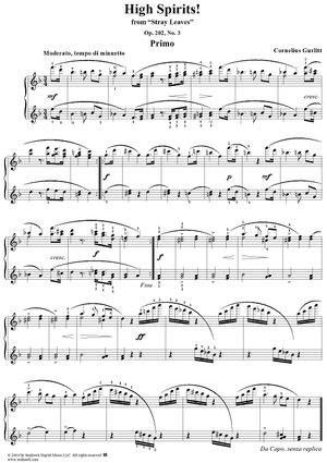 High Spirits!, No. 3 from "Stray Leaves", Op. 202