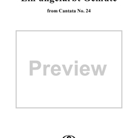 "Ein ungefärbt Gemüte", Aria, No. 1 from Cantata No. 24: "Ein ungefärbt Gemüte" - Alto