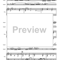 Trio Sonata I, BWV 1039 - Piano Score
