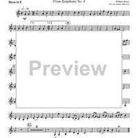 Gavotte (from Symphony No. 4) - Horn in F