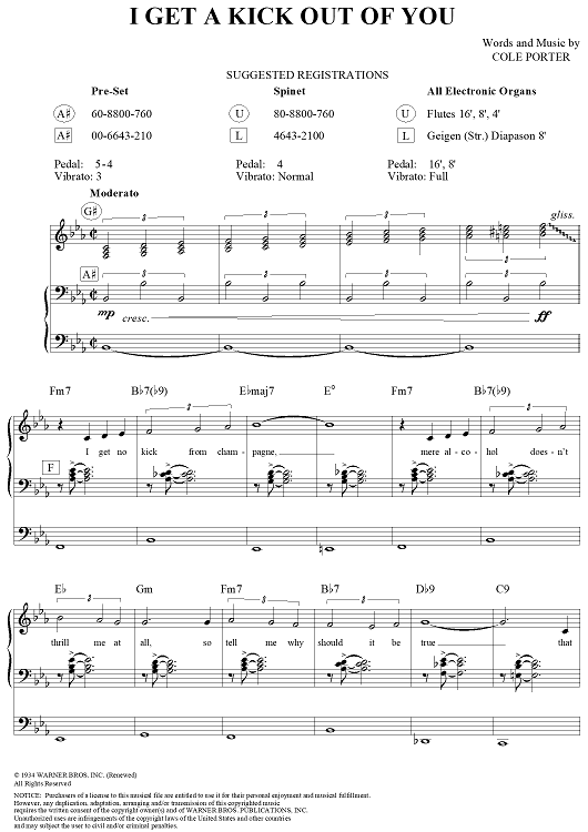 I Get a Kick Out of You