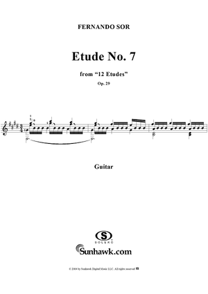 Twelve Etudes, Op. 29, No. 7