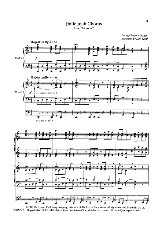 Hallelujah Chorus - from "Messiah"