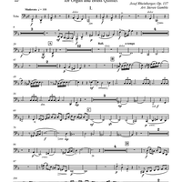 Concerto No. 1 for Organ and Brass Quintet - Tuba