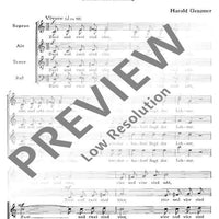Fünf Chöre - Choral Score