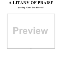 A Litany of Praise