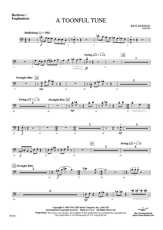 A Toonful Tune - Baritone/Euphonium