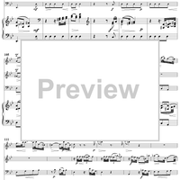 Trio Sonata in B-Flat Major, Wq161/1 - Piano Score