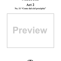 Macbeth, Act 2, No. 11, Scena. "Come dal ciel precipita"