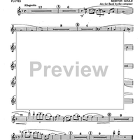 Pavanne (from Symphonette No. 2) - Flutes