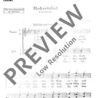 Vier leichte Männerchöre - Choral Score