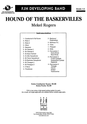 Hound of the Baskervilles - Score Cover