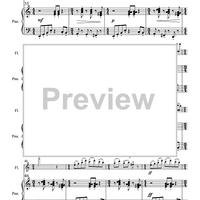 Sonata for Flute and Piano - Piano Score