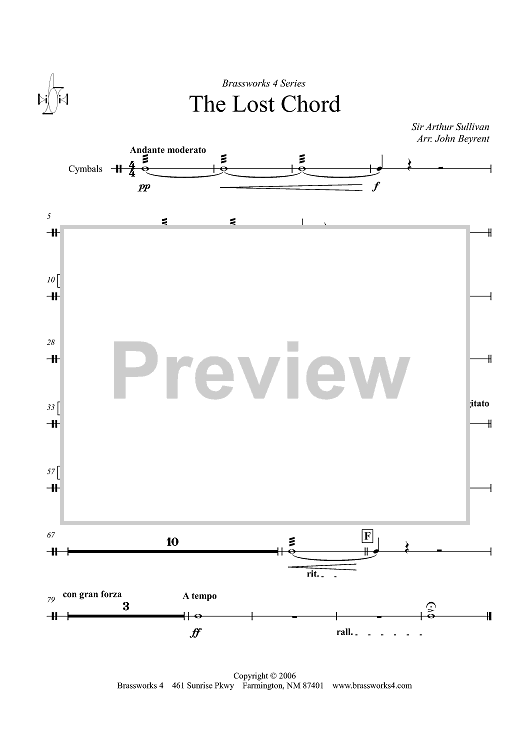 The Lost Chord - Cymbals