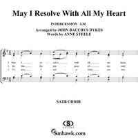 May I Resolve With All My Heart
