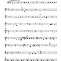 Trombone Tiger Rag - Bb Clarinet 2