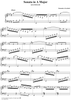 Sonata in A major  (K321/P450/L258)