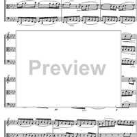 String Trio Bb Major D581B - Score
