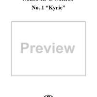 Mass in C Minor, Op. 147: No. 1, Kyrie