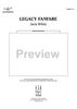 Legacy Fanfare - Score