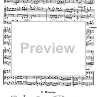 Bündner Tänze Op.108b - Score